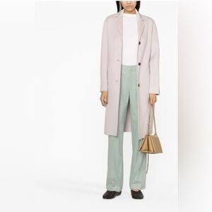 NEW! Vince Straight Leg Tailored Trouser Pants Wool Blend Green SZ 4